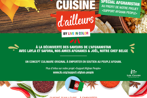 Cuisine & Culture d'Ailleurs est de retour ! SPECIAL AFGHANISTAN au profit du projet Support Afghan People