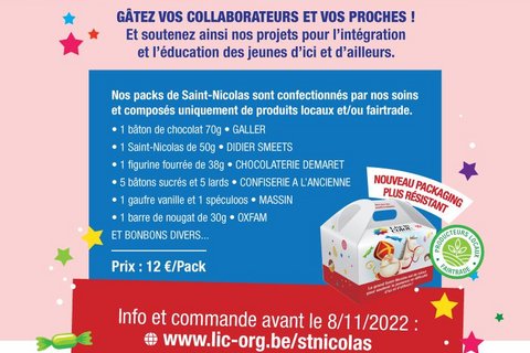 Commandez ici vos packs de Saint-Nicolas !